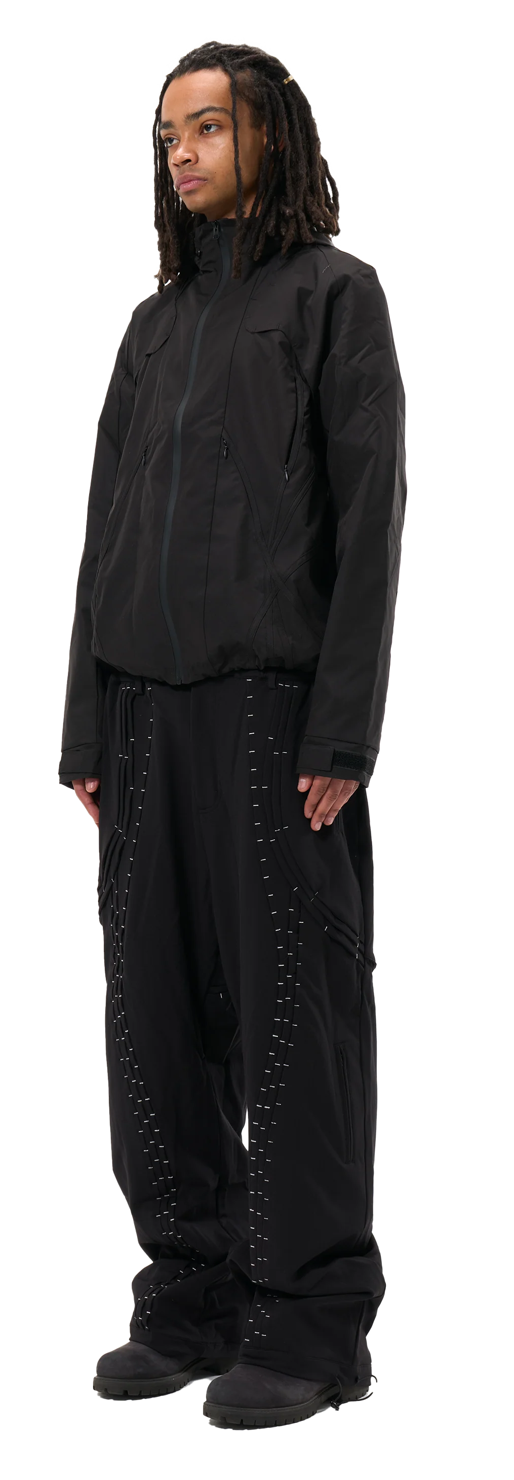 jett stream jacket - black out