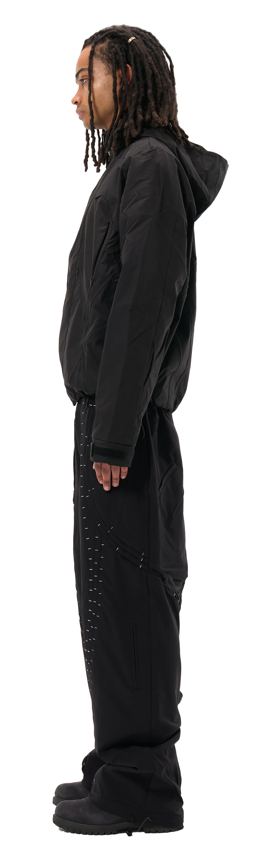 jett stream jacket - black out