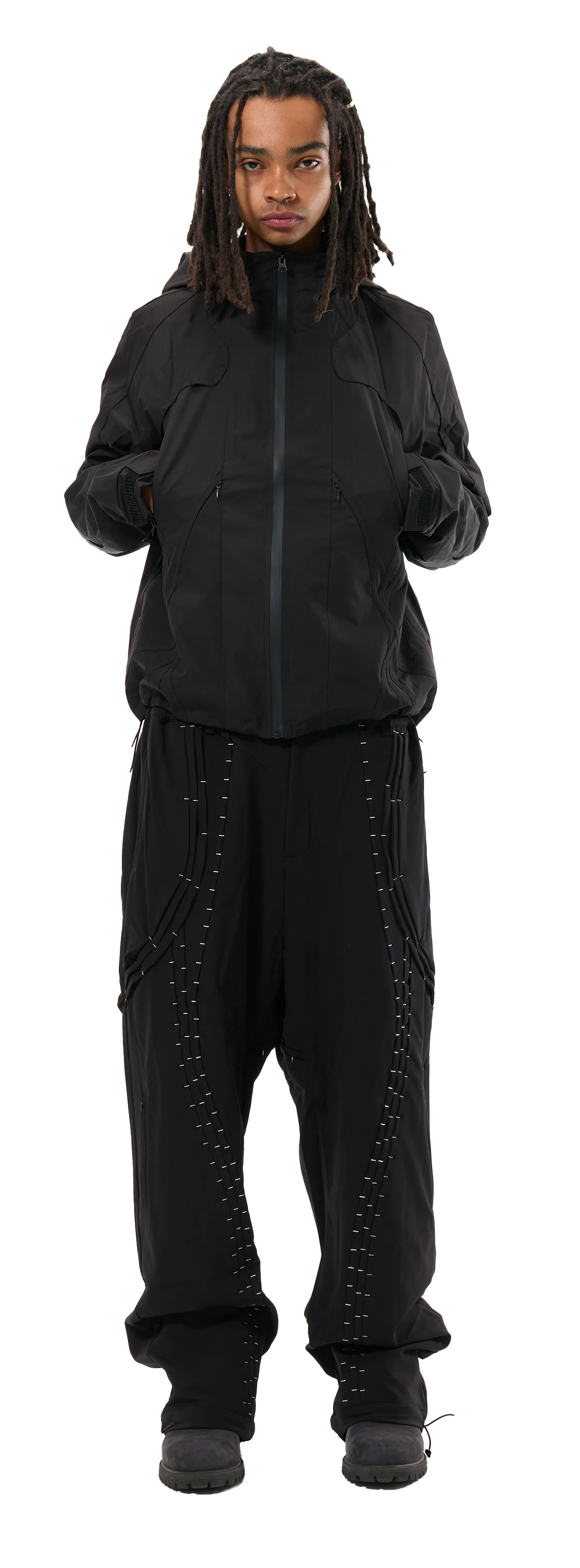 jett stream jacket - black out
